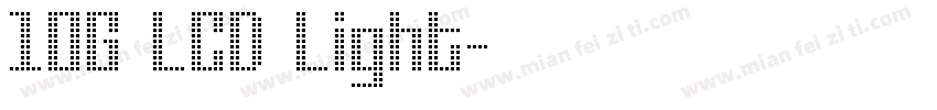 10G LCD Light字体转换